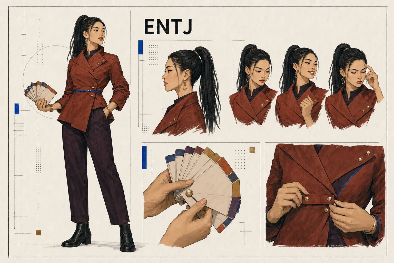 ENTJ 勢いのディレクター character