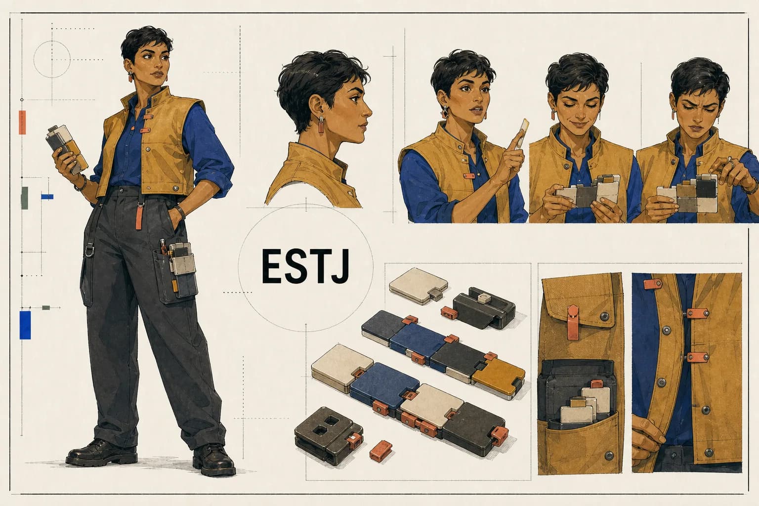 ESTJ 명확성 정리자 character