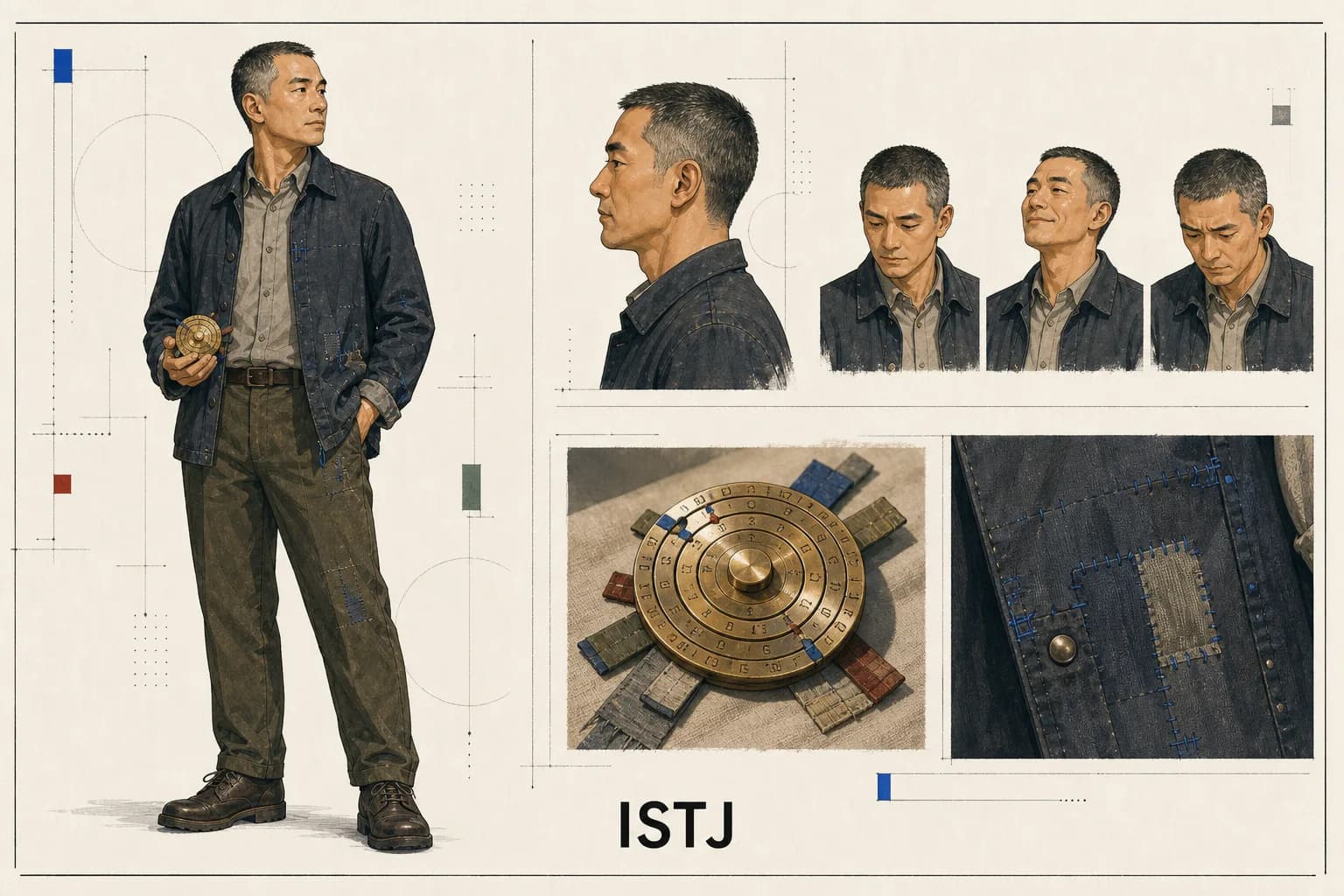 ISTJ original PersonaQuiz character study
