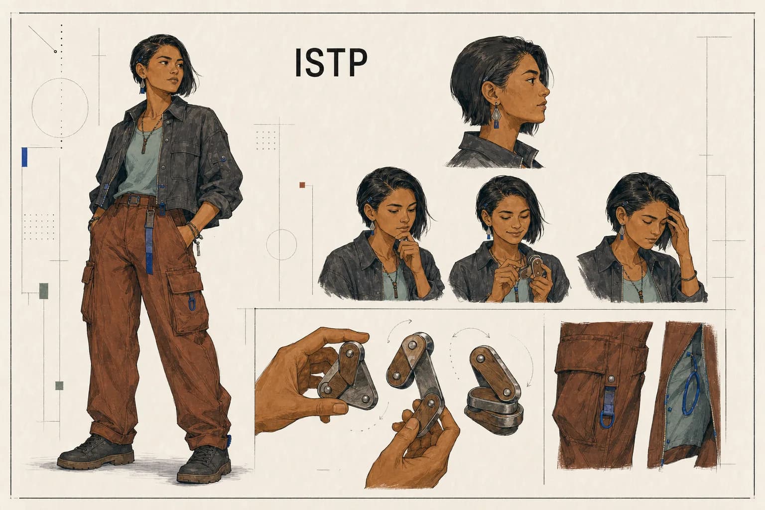 ISTP 精密な調整役 character